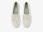 Keds Dubbeldekker Spikkeljersey Dames Crème - Afbeelding 3