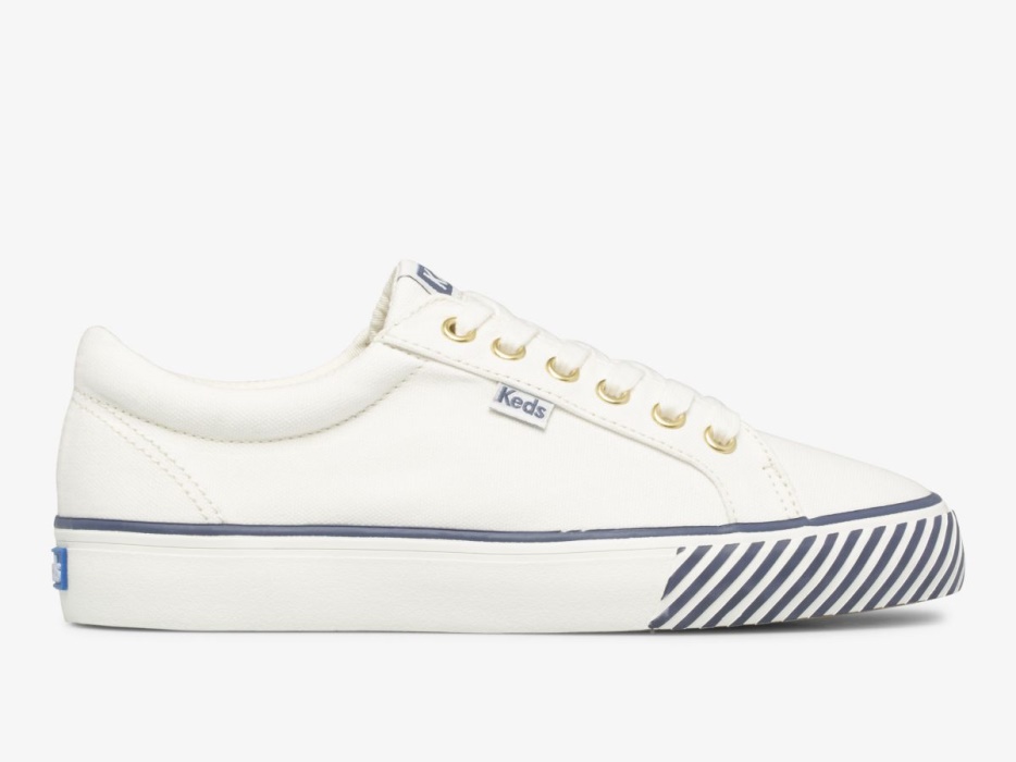 keds_jump_kick_dames_majestueus_canvas_wit.jpg Keds Jump Kick Dames Majestueus Canvas Wit - Afbeelding 1
