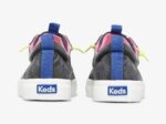 Keds Kickback Canvas Pop Voor Dames Wasbaar Zwart - Afbeelding 2
