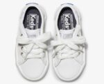 Kickstart Jr. Grote Kinderen Leren Sneaker Keds Wit Leer - Afbeelding 4