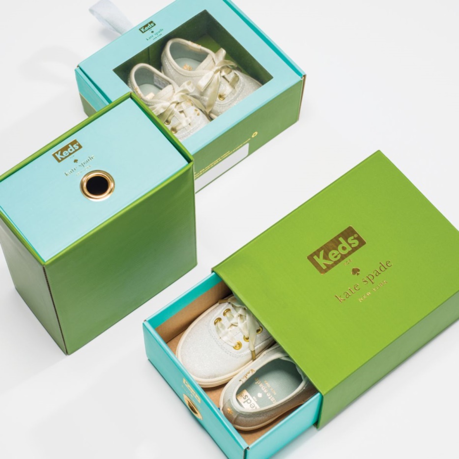 Little Kid's X Kate Spade New York Champion Glitter Crib Sneaker Rose Gold Keds - Afbeelding 5