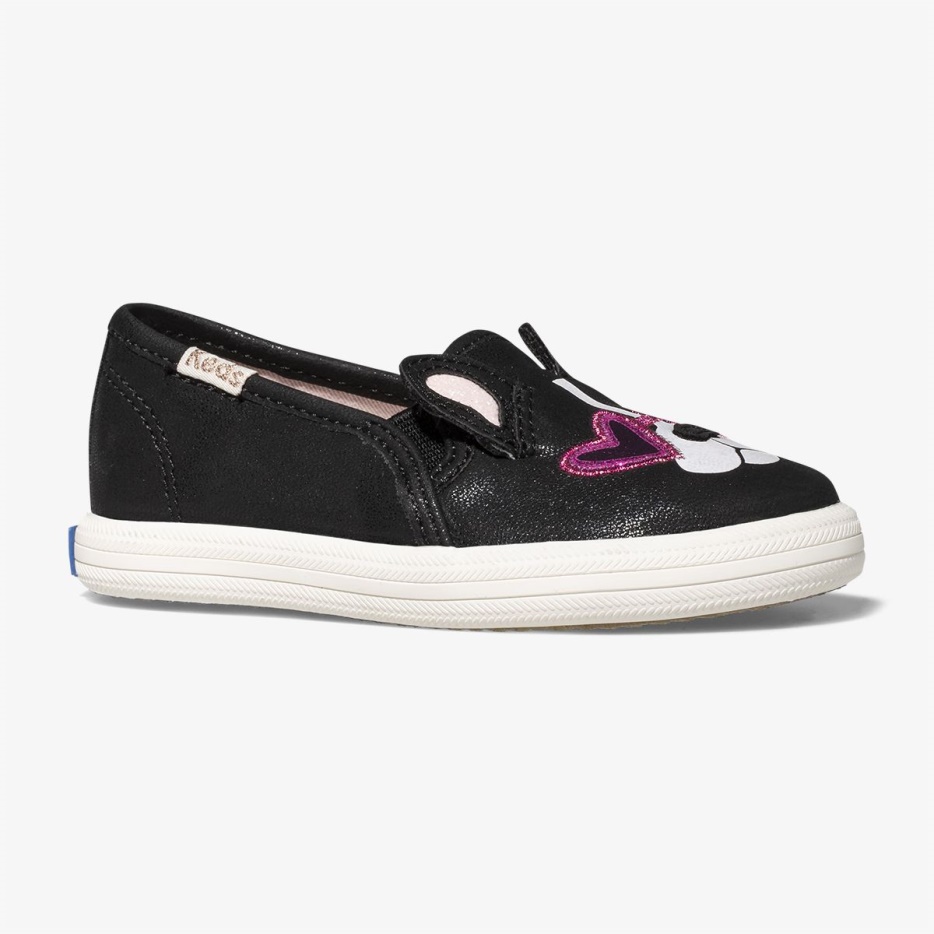 Little Kid's X Kate Spade New York Dubbeldekker Francois Black Keds - Afbeelding 2