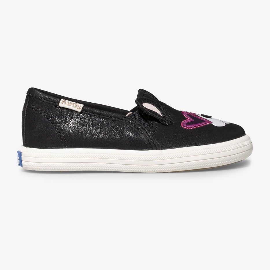 Little Kid's X Kate Spade New York Dubbeldekker Francois Black Keds - Afbeelding 3