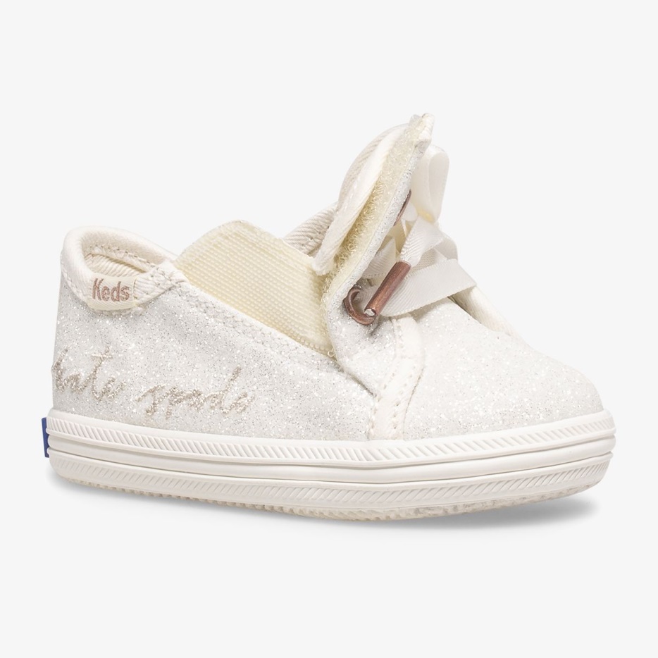 Little Kid's X Ksny Kickstart Ivoor Glitter Wieg Keds Ivoor - Afbeelding 2