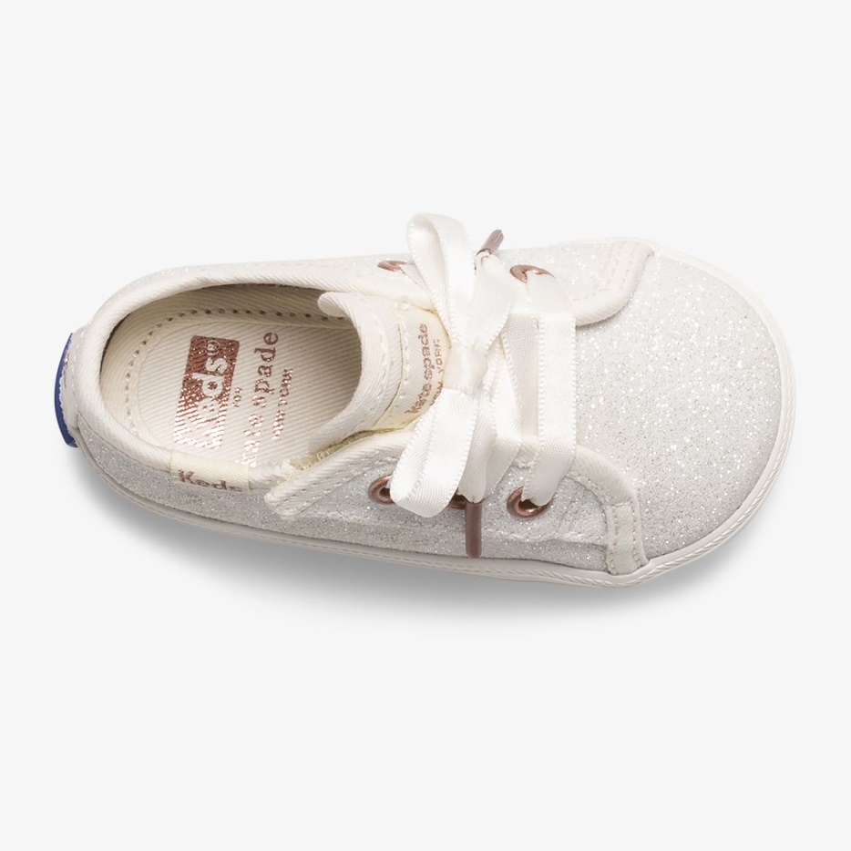 Little Kid's X Ksny Kickstart Ivoor Glitter Wieg Keds Ivoor - Afbeelding 3