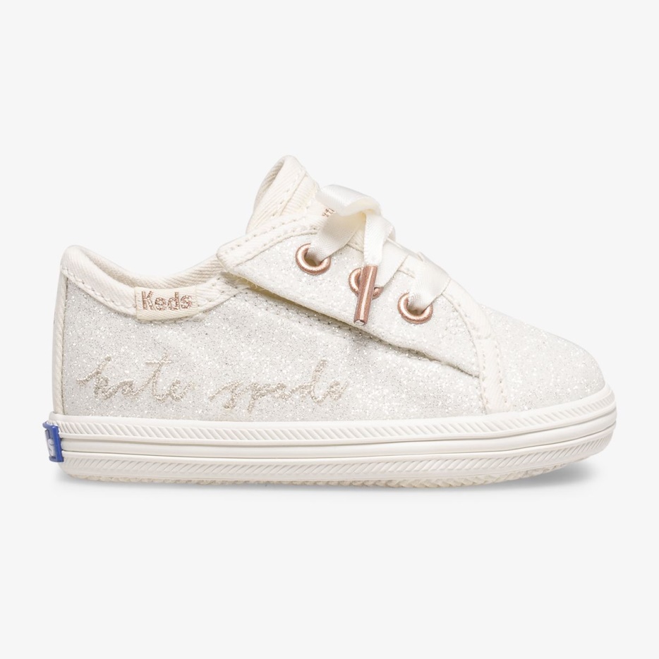 little_kids_x_ksny_kickstart_ivoor_glitter_wieg_keds_ivoor.jpg Little Kid's X Ksny Kickstart Ivoor Glitter Wieg Keds Ivoor - Afbeelding 1