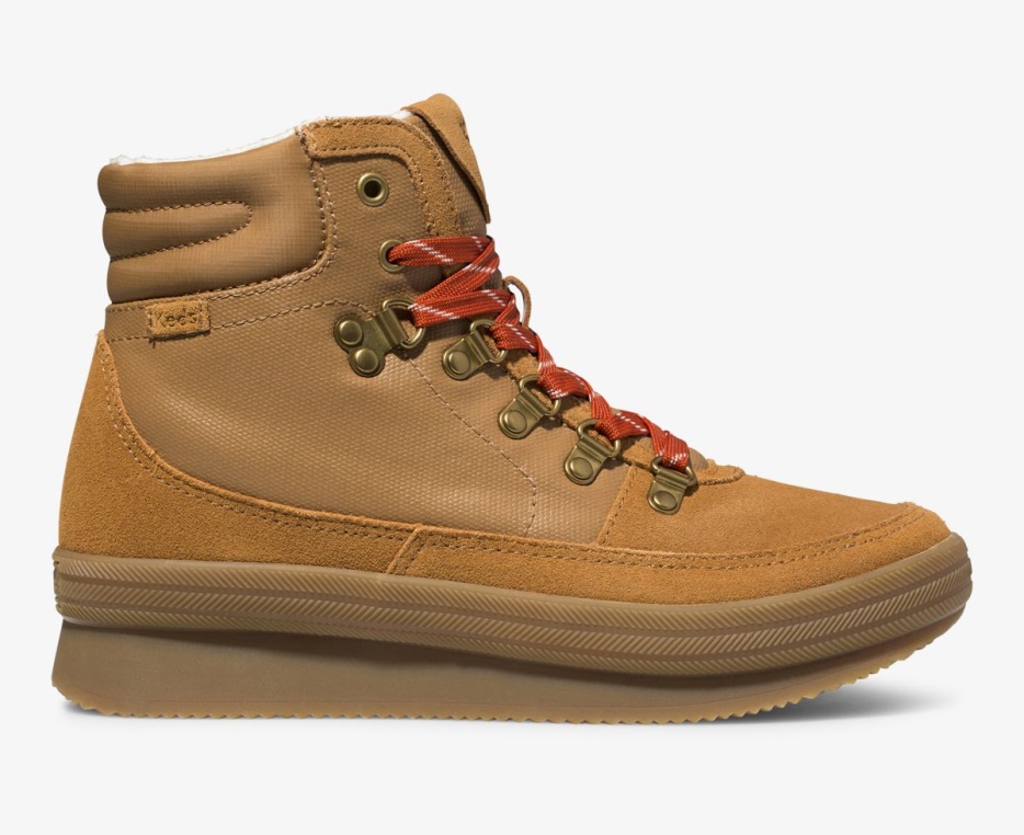 midland_waterafstotende_dameslaars_keds_cognac.jpg Midland Waterafstotende Dameslaars Keds Cognac - Afbeelding 1