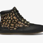 Scoutboot Voor Dames Ii Waterafstotende Canvas Regenlaars Luipaard Keds