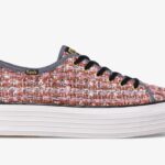 Triple Up Bouclé Keds Dames Roze Multi