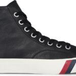 Unisex Royal Hi Leer Zwart Keds
