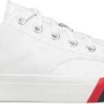 Unisex Royal Lo Classic Leer Keds Wit