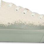 Unisex Royal Lo Spray Foxing Keds Naturel Groen