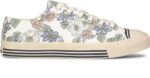 Unisex Super Gerecycled Canvas Bloemenprint Keds Cream
